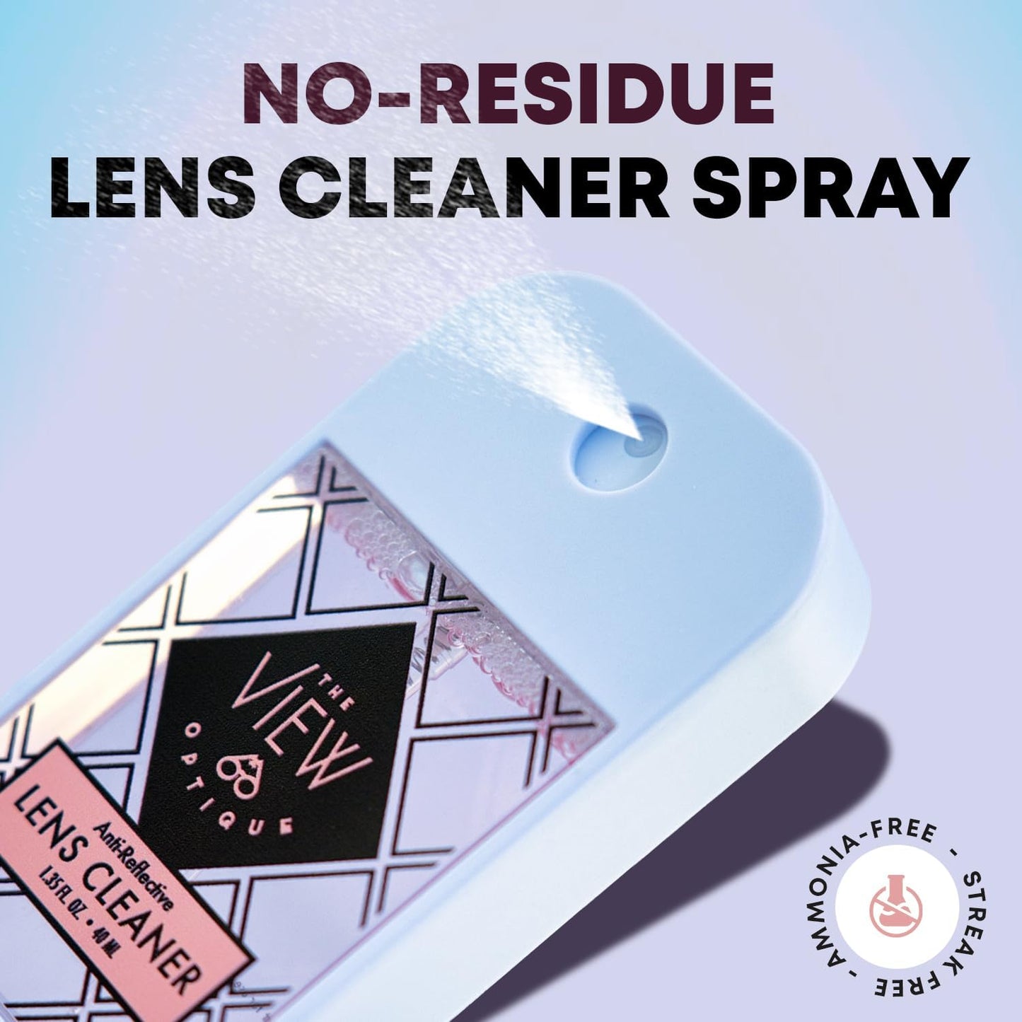 Anti-Reflective Safe Lens Cleaner Spray 1.35 oz