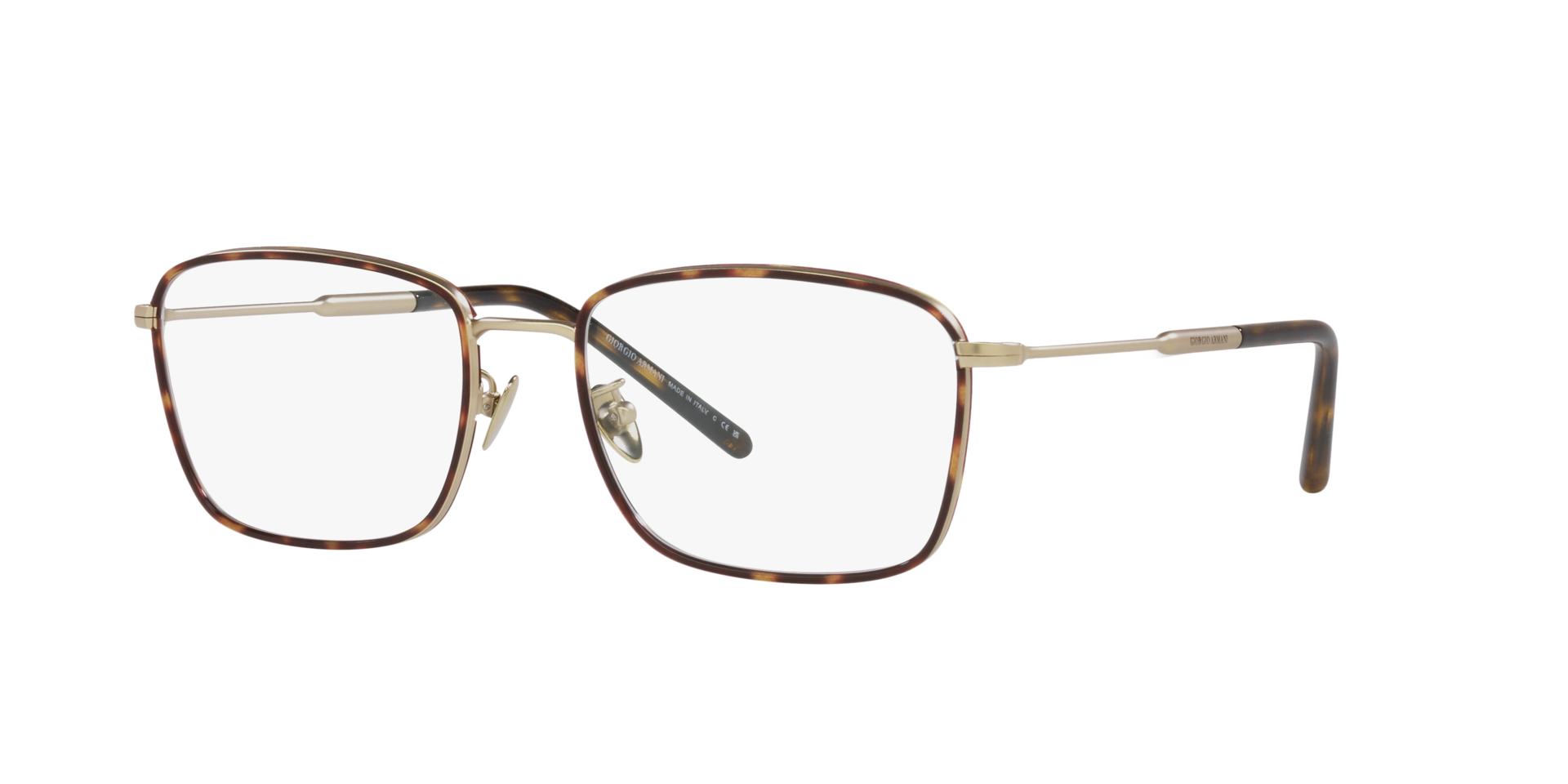 Giorgio Armani 0AR5127J metal rectangle men's eyeglasses