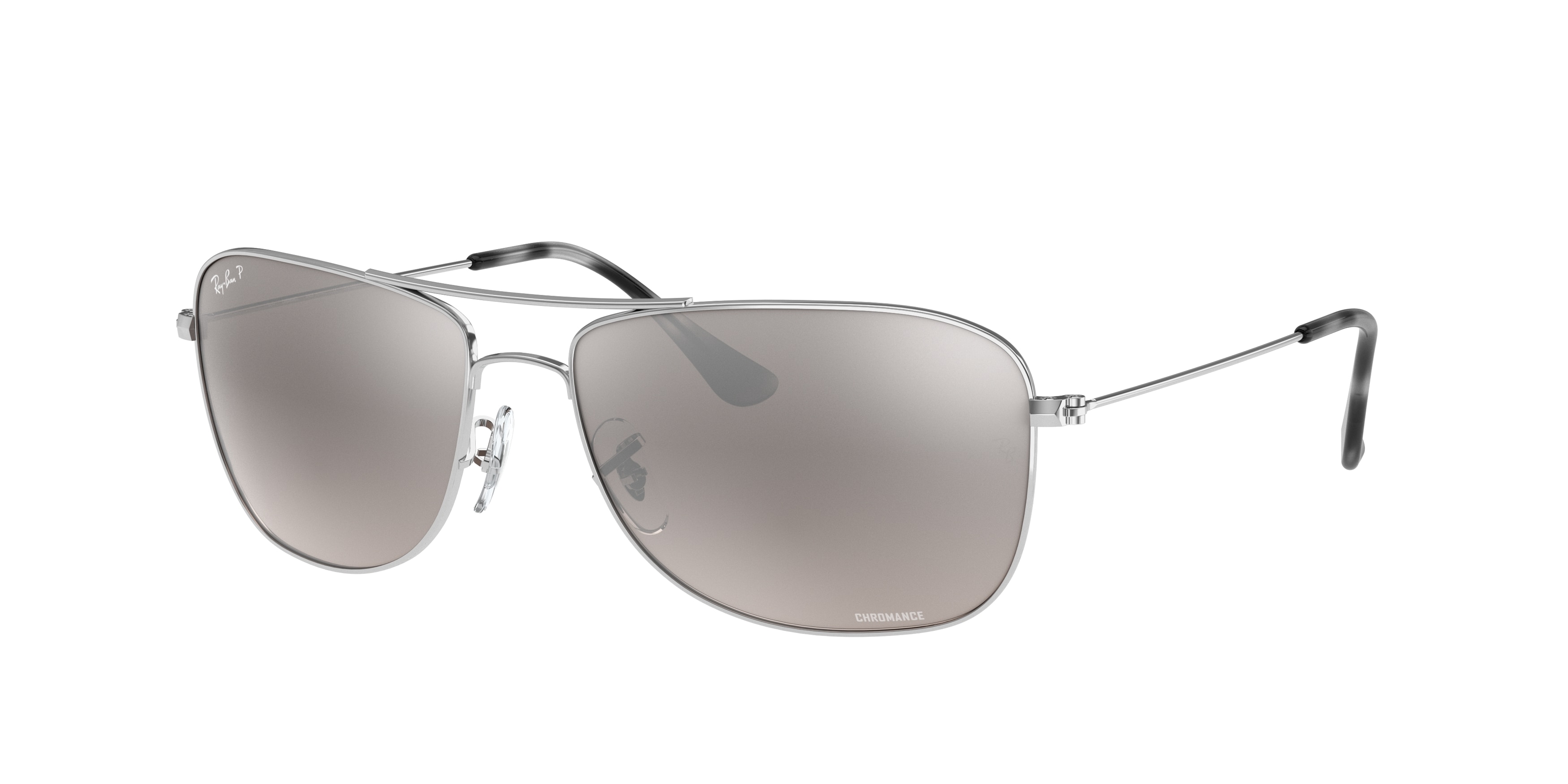 Ray Ban Silver Mirrored Aviator Sunglasses – The Hangout