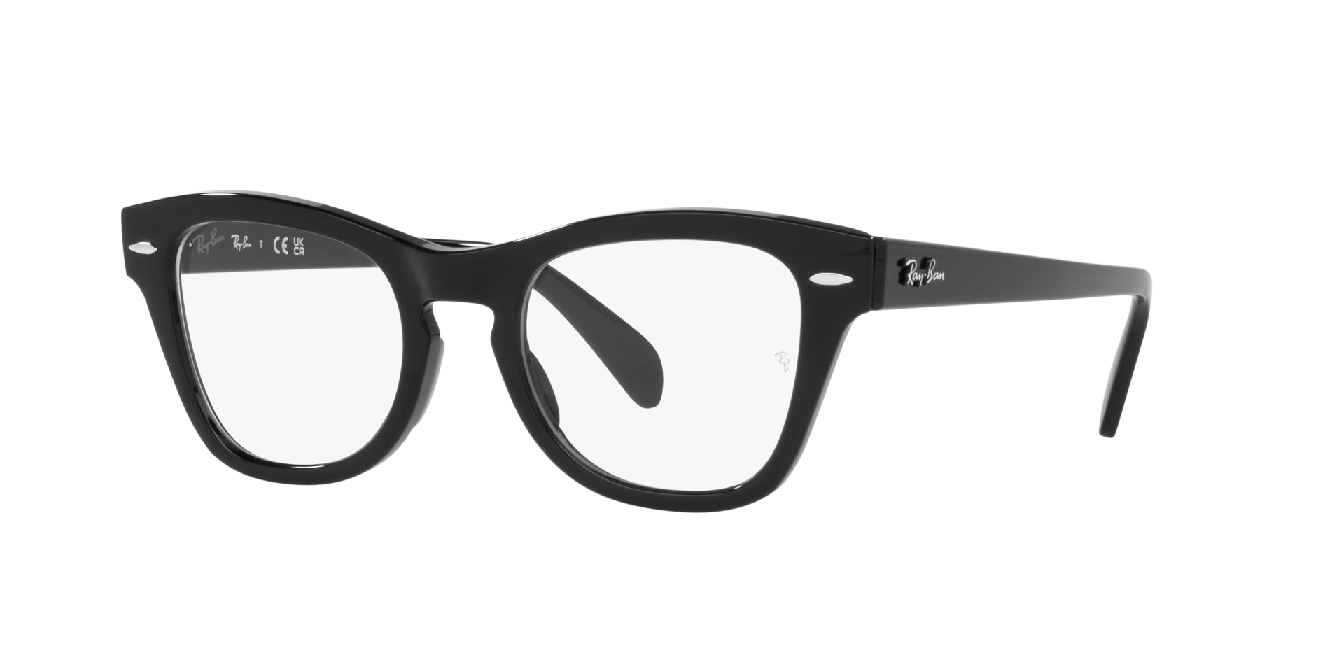 Ray-Ban Rx 0RX0707V plastic square men's eyeglasses