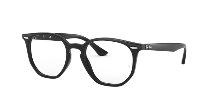 Ray-Ban Rx RX7151 plastic irregular, geometric, hexagonal men's eyeglasses
