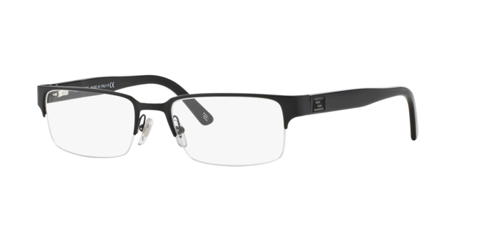 Versace VE1184 metal rectangle men's eyeglasses