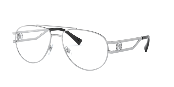 Versace VE1269 metal pilot men's eyeglasses