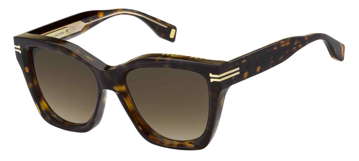 Marc Jacobs Brown Gradient Rectangular Ladies Sunglasses MJ 1044/S