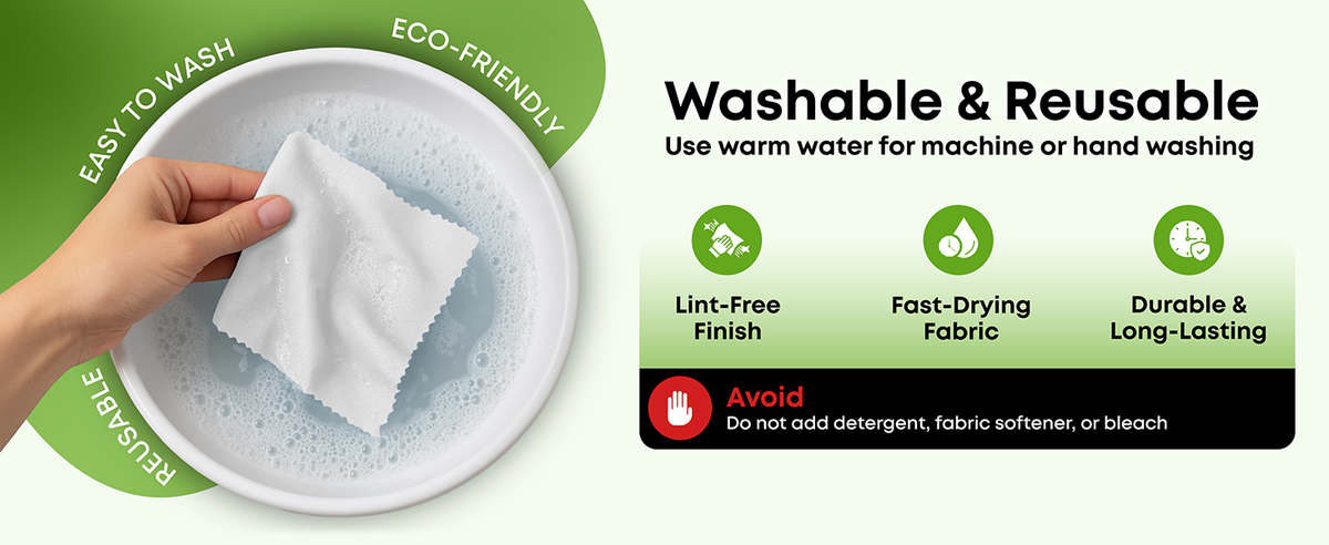 Microfiber Lens Cleaning Cloth