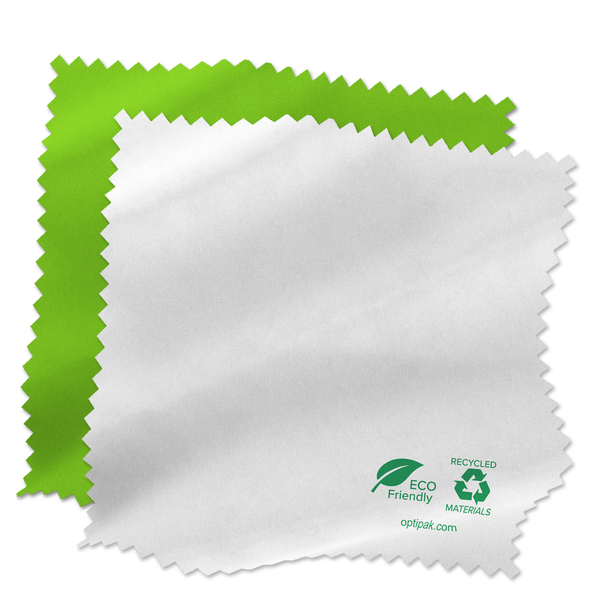 Eco-friendly recycled microfiber lens cleaning cloth