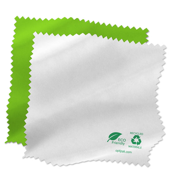 Eco-friendly recycled microfiber lens cleaning cloth