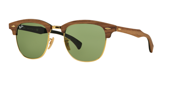 RB3016M CLUBMASTER WOOD