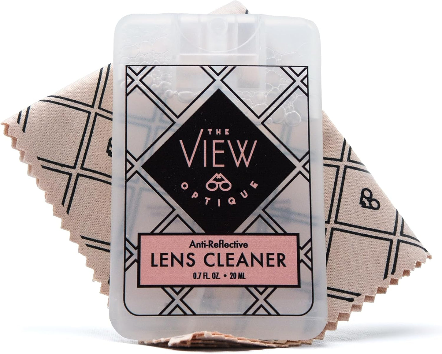 Anti-Reflective Lens Cleaner Square Spray Kit 0.7 oz