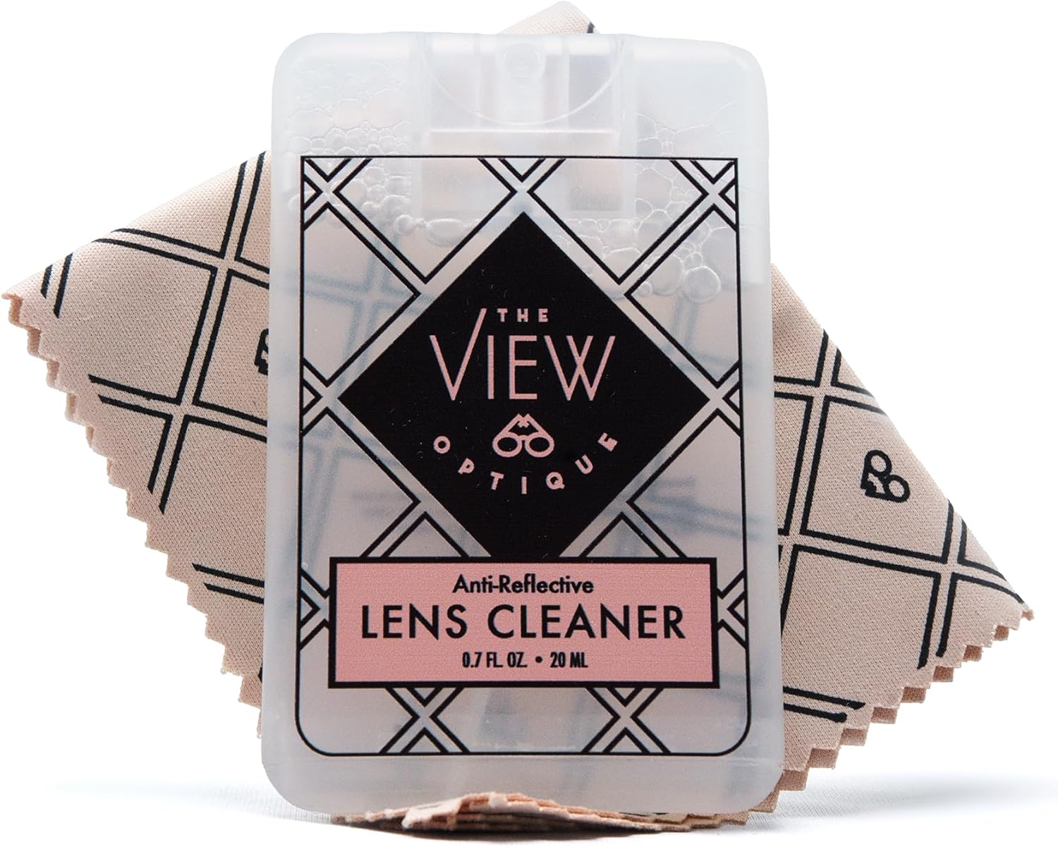 Anti-Reflective Lens Cleaner Square Spray Kit 0.7 oz