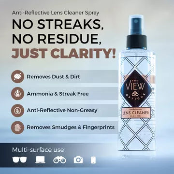 Anti-Reflective Safe Lens Cleaner