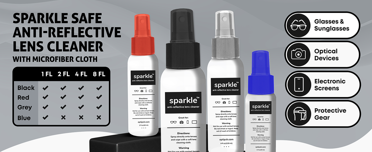 Sparkle Anti-Reflective Lens Cleaner Spray
