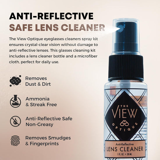 Anti-Reflective Safe Lens Cleaner