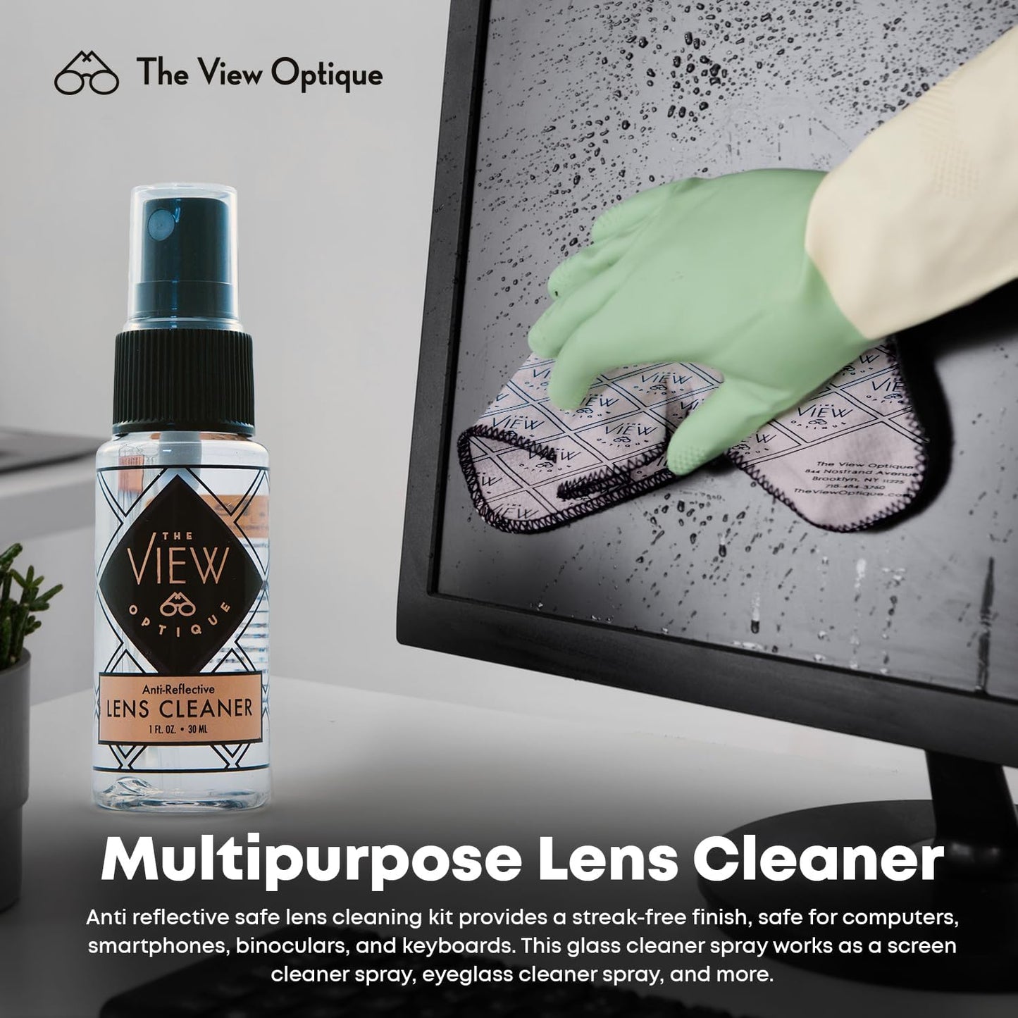 Anti-Reflective Safe Lens Cleaner